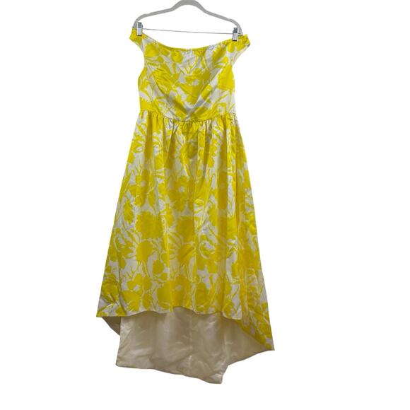 EY Boutique Especially Yours New Yellow Floral Feeling Beautiful Dress Size 10 - Picture 1 of 14